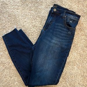 Kut from the Kloth Size 12 Skinny Jeans Dark wash